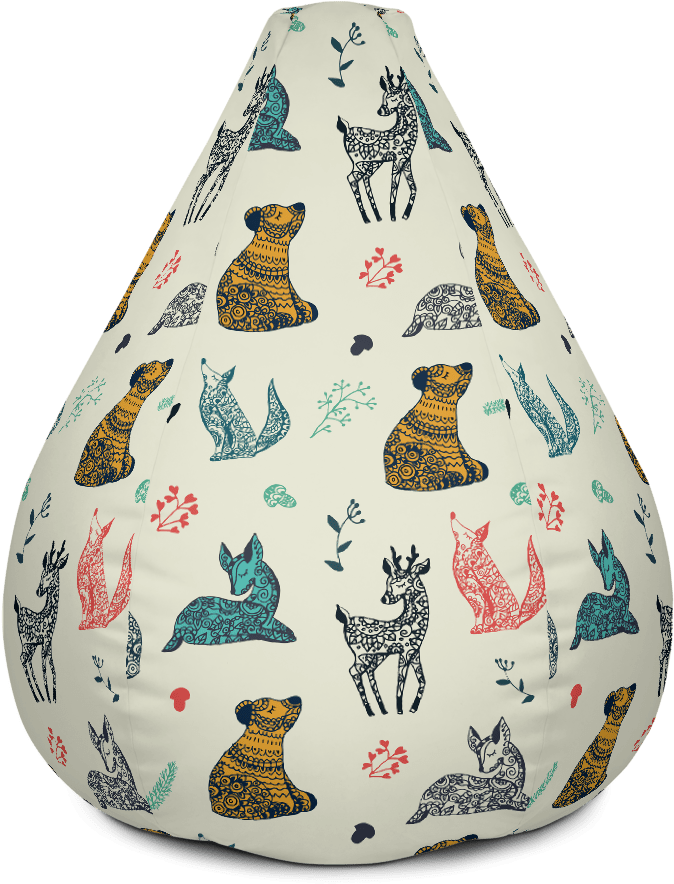 Bean Bag Chair - Lampshade Clipart (1000x1000), Png Download