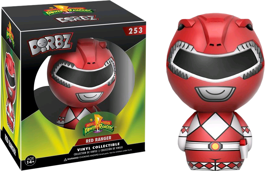 Red Ranger Dorbz Vinyl Figure - Funko Dorbz Power Rangers Clipart (845x547), Png Download