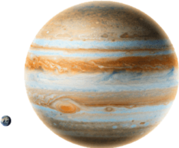 #jupiter #planet #space #universe - Transparent Background Planet Png Clipart (747x747), Png Download