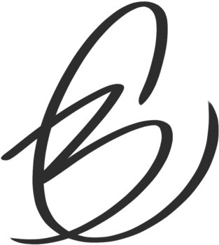 B Cartier Logo - Calligraphy Clipart (1000x364), Png Download