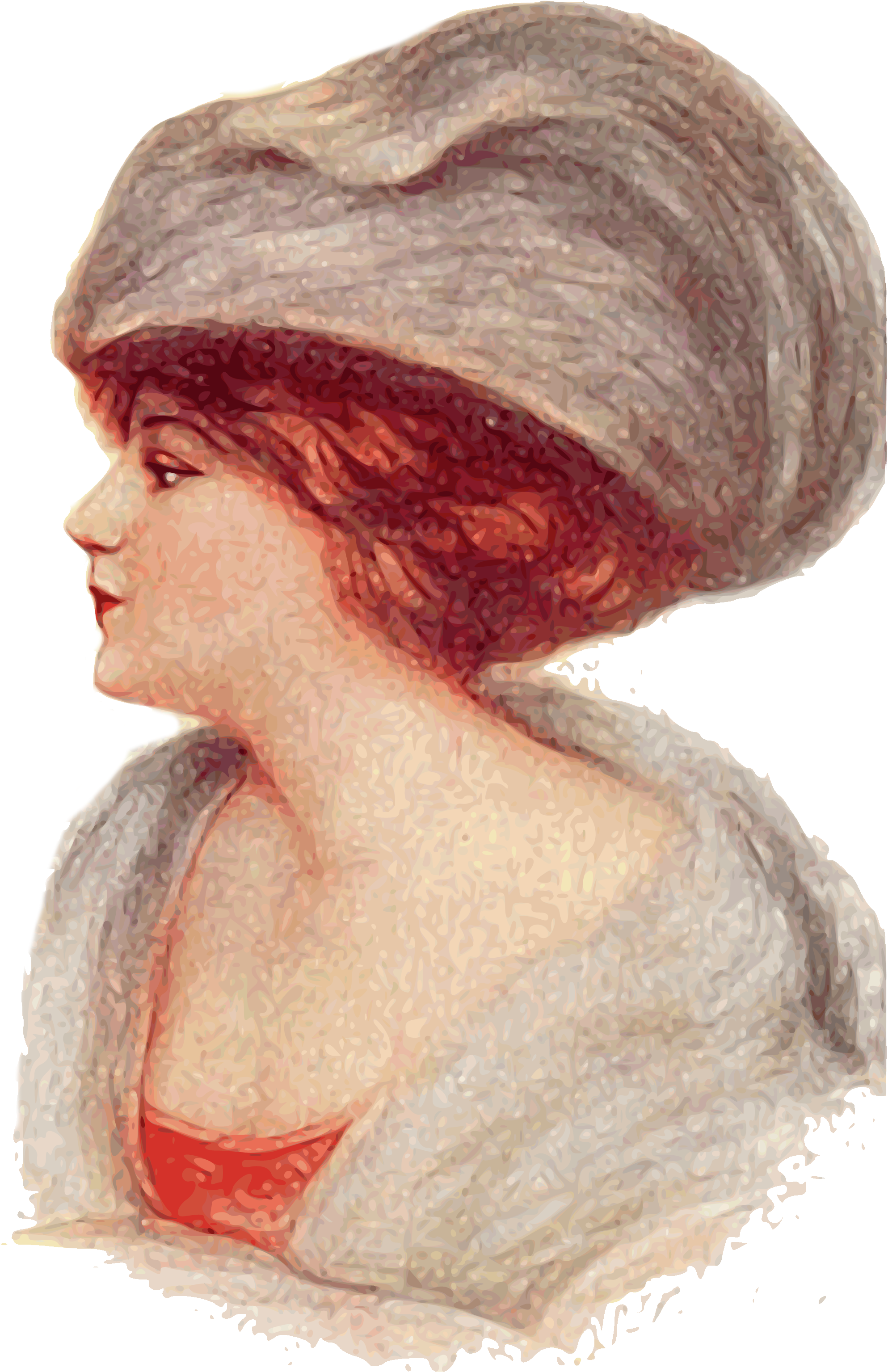 Woman Girl Lady Vintage 1920 Old 1287045 - 1920 Picture Woman Portrait Transparent Clipart (1999x3131), Png Download