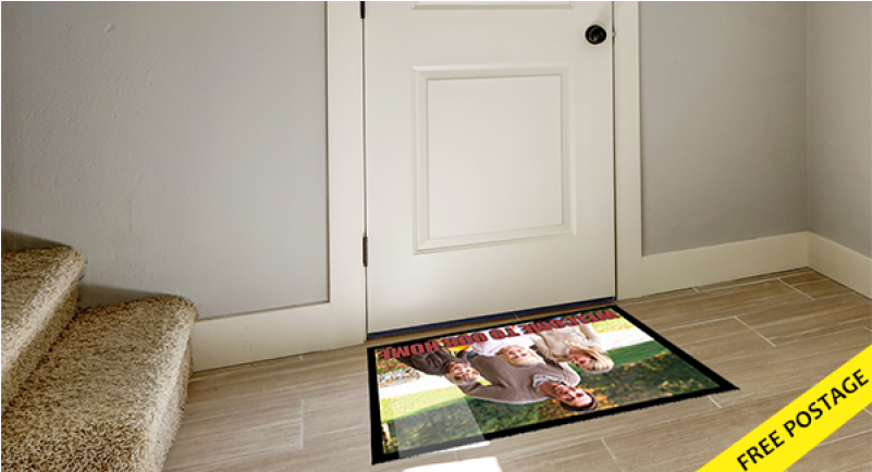 Welcome Door Mat - Floor Clipart (800x800), Png Download
