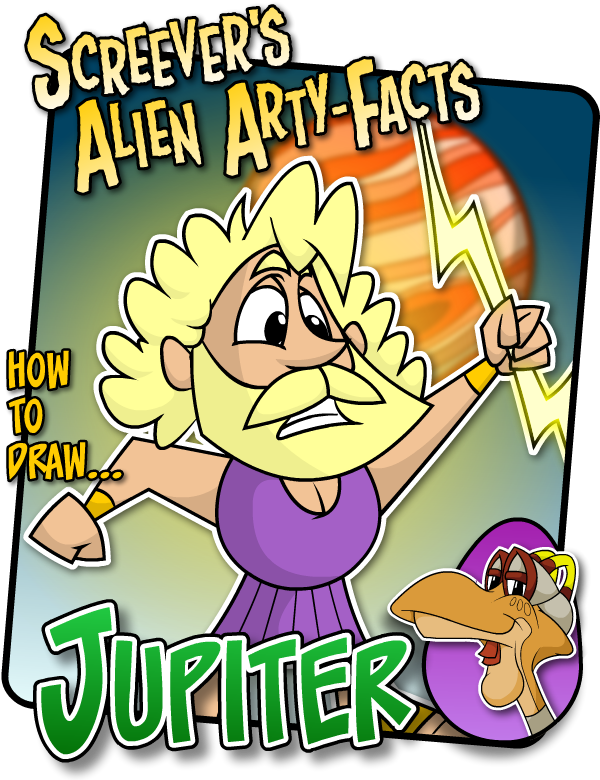 Meet Jupiter The King Of The Planets - Cartoon Clipart (612x792), Png Download