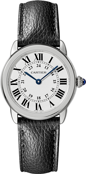 Ronde Solo - Cartier Watch India Price Clipart (600x600), Png Download