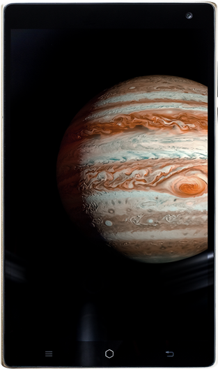 Jupiter 8 Tablet - Planet Clipart (554x642), Png Download