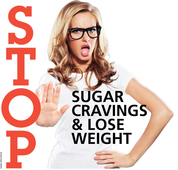 Stop Sugar Cravings Lose Weight - Weight Loss Stop Sugar Clipart (600x572), Png Download
