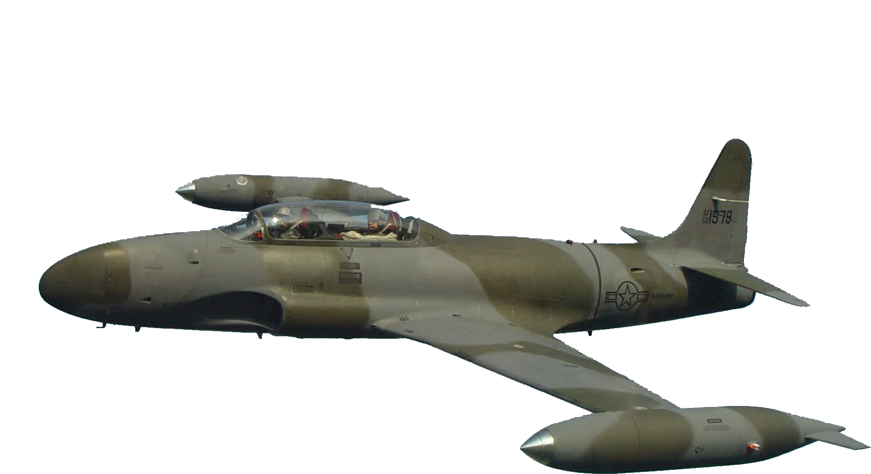 T33-keppler - Lockheed P-80 Shooting Star Clipart (2017x1165), Png Download