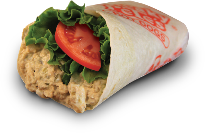 510 Calories - Tuna Wrap Png Clipart (758x612), Png Download