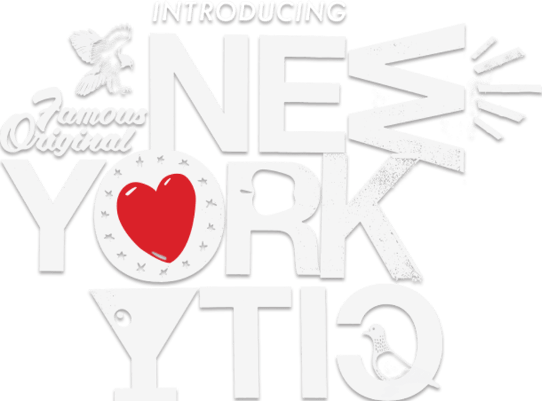 Introducing Famous Original New York City - Heart Clipart (768x569), Png Download