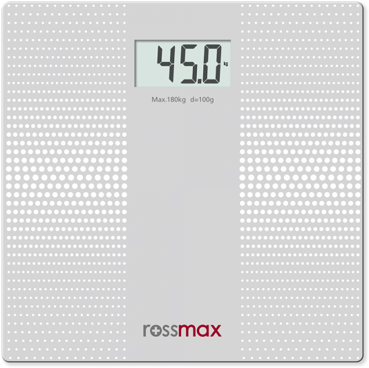 Glass Personal Scale - Rossmax Clipart (600x600), Png Download