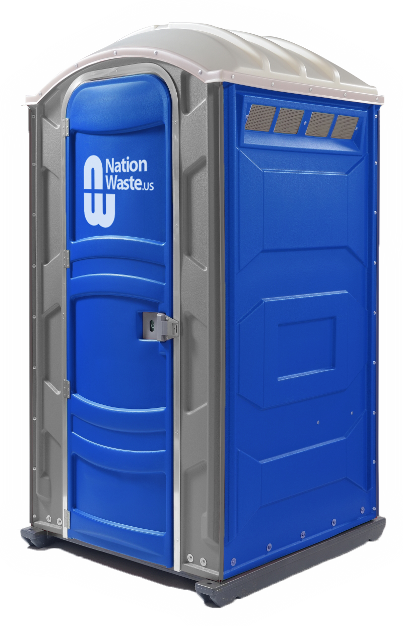 Standard Portable Restroom - Portable Toilet Clipart (800x1243), Png Download