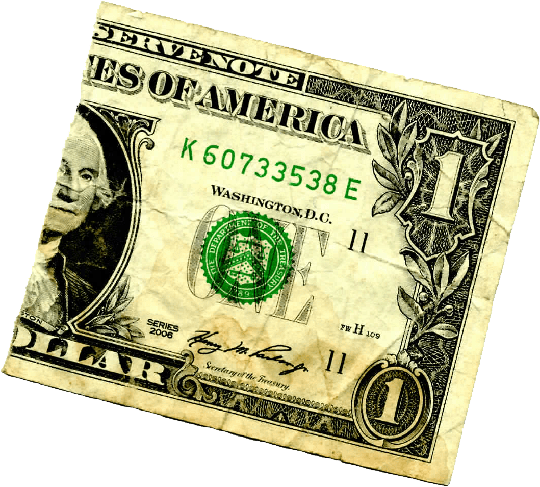 In Making Our Rounds To Pick Up Donations For Tosci - Ripped Dollar Bill Png Clipart (1468x1264), Png Download