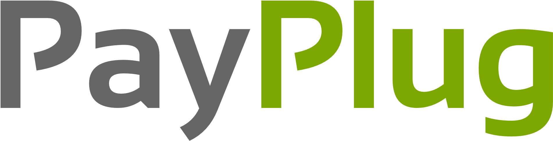 Logo De La Société Payplug - Payplug Clipart (2000x615), Png Download