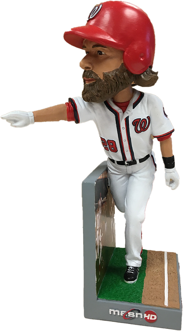 Jayson Werth 8/30/15 Bobblehead Finally Available For - Baseball Player Clipart (600x1085), Png Download