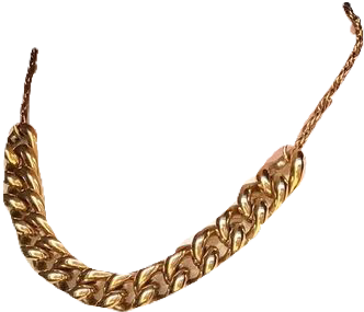 Gold Chain Polyvore Moodboard Filler - Necklace Clipart (750x749), Png Download