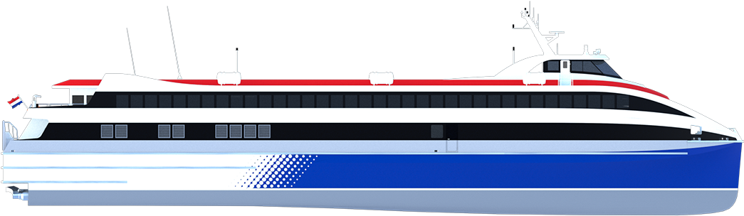 35 Knots - Cruiseferry Clipart (1300x575), Png Download