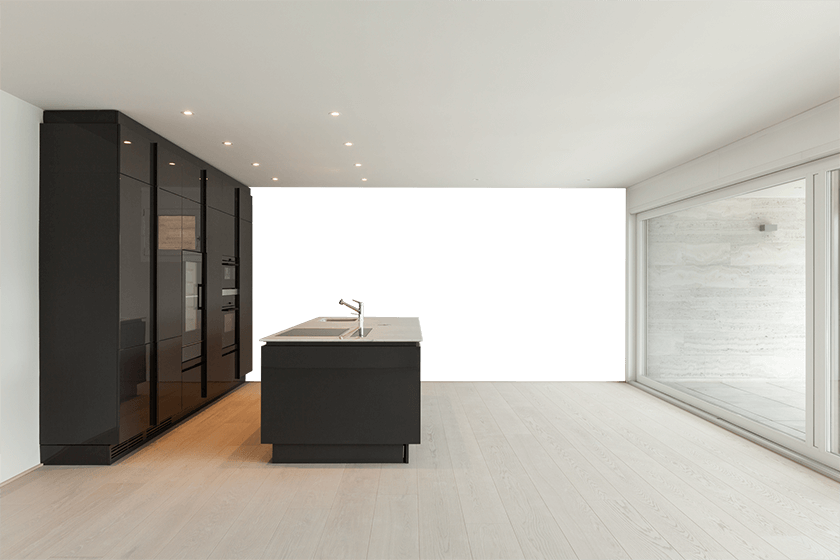 Kitchen Example - - Interior Design Clipart (840x560), Png Download