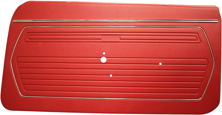1969 Camaro Standard Front Door Panels - Wood Clipart (728x690), Png Download