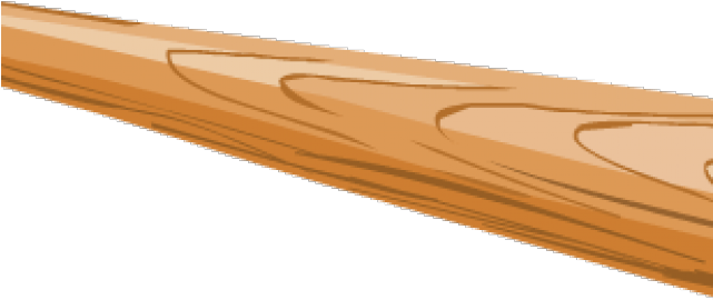 Baseball Bat Clipart Outline - Plywood - Png Download (640x480), Png Download