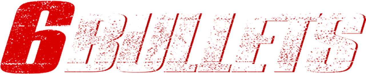 6 Bullets - Carmine Clipart (1280x544), Png Download
