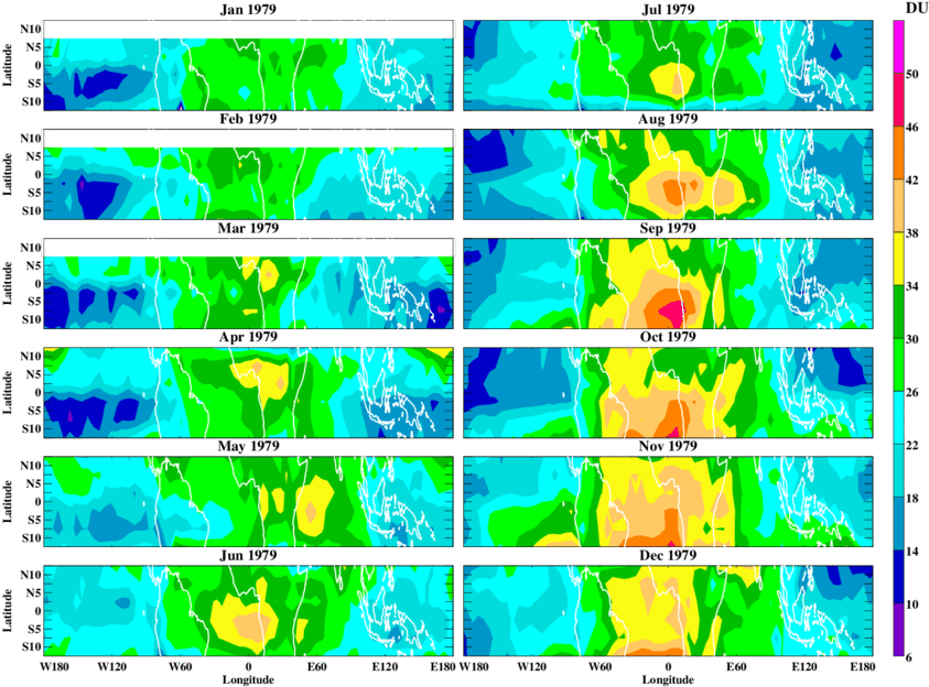 Ccp Tropospheric Ozone Derived With Thir Cloud Height - Graphic Design Clipart (850x625), Png Download