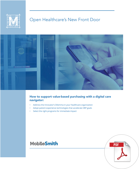 Healthcare's New Front Door Wp Cover Img - Brochure Clipart (794x644), Png Download