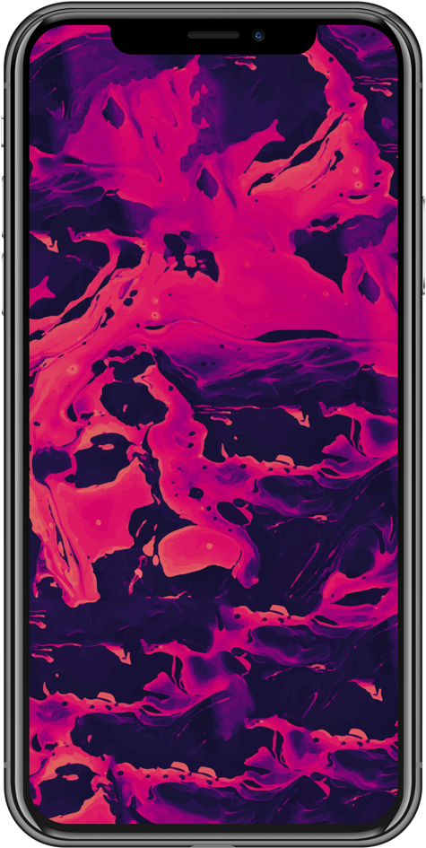 19 Jun - Verge Wallpaper Oneplus 6 Clipart (534x1024), Png Download