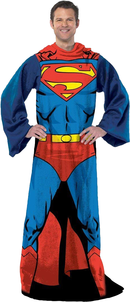 Superman Snuggie Clipart (950x1200), Png Download