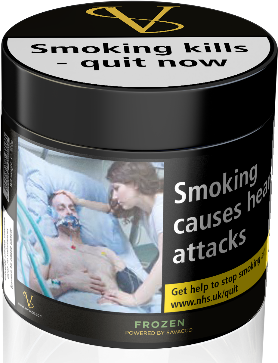 Savacco Hookah Tobacco Frozen - Box Clipart (1247x1246), Png Download