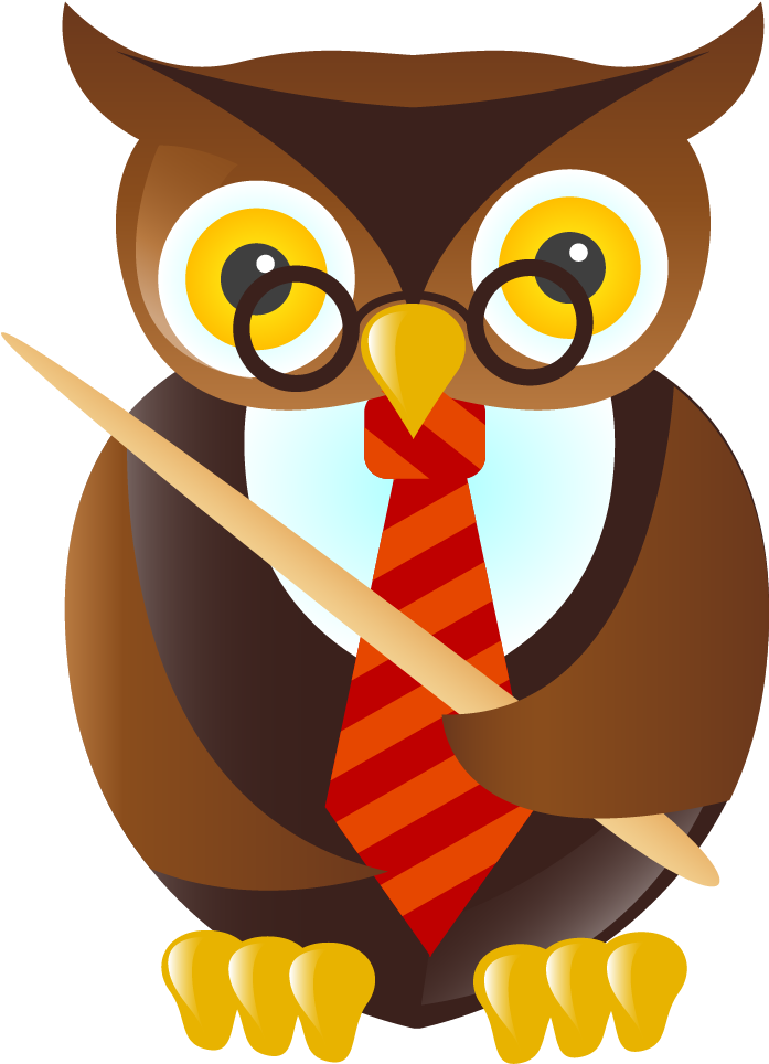 Owl Teacher Png - Cartoon School Teacher Transparent Background Clipart (1064x1382), Png Download