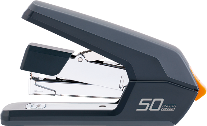 E0371 Black Effortless Half Strip Stapler 50sheets Clipart (800x800), Png Download