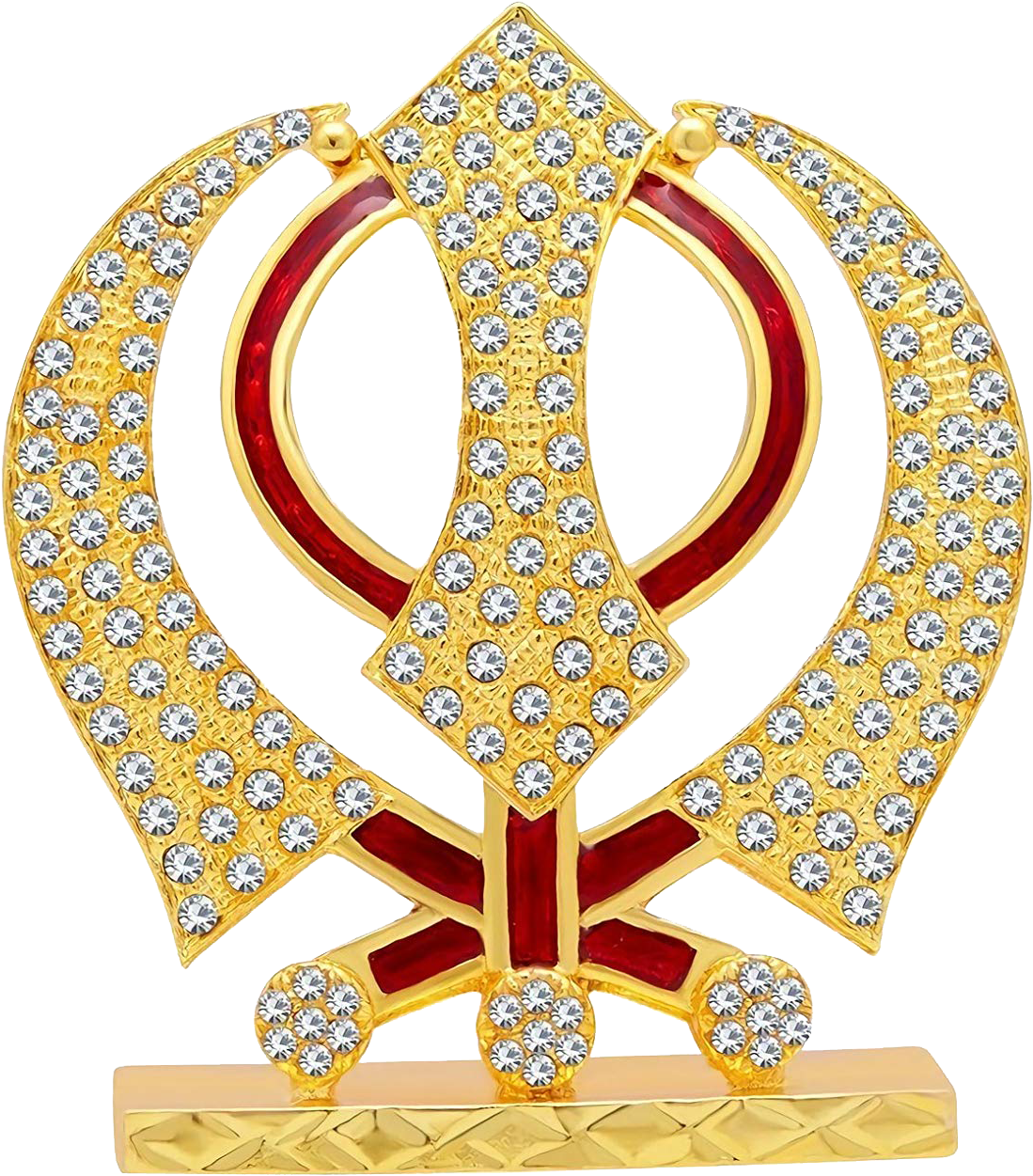 Khanda Sahib , Png Download - Khanda Clipart (1099x1251), Png Download