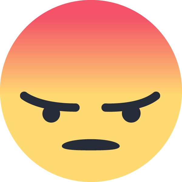 Facebook Angry - Facebook Angry Emoji Png Clipart (600x600), Png Download