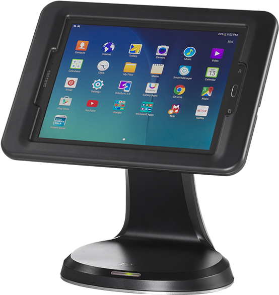 Samsung Tablet Stand , Png Download - Tablet Samsung Clipart (554x586), Png Download