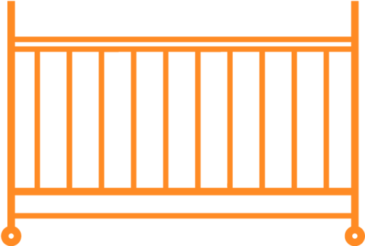 Crib - Wood Clipart (750x750), Png Download