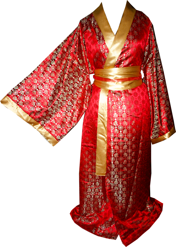 Redmedallion - Red Kimono Png Clipart (600x840), Png Download