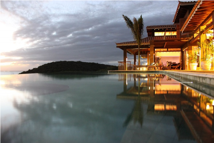 Luxury Villa In Joao Fernandes, Buzios, Rio De Janeiro - Casas De Praia Mais Bonitas Do Mundo Clipart (800x533), Png Download
