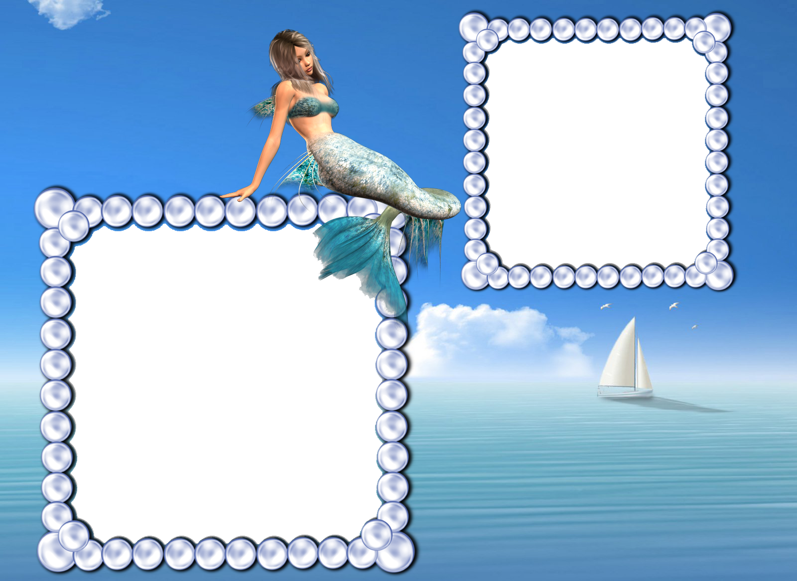 Image - Green Girl Frame Png Clipart (1600x1166), Png Download