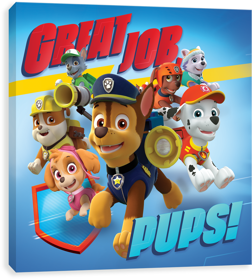 12 Month Calendar Paw Patrol Clipart (1000x1000), Png Download