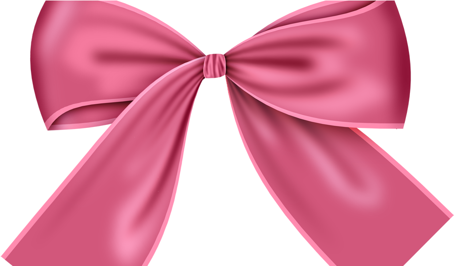 Laço Rosa Claro Png - Orange Ribbon Bow Png Clipart (1000x525), Png Download