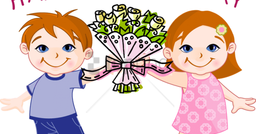 Free Png Mother's Day Drawing Competition Png Image - Wedding Bouquet Clip Art Transparent Png (850x447), Png Download