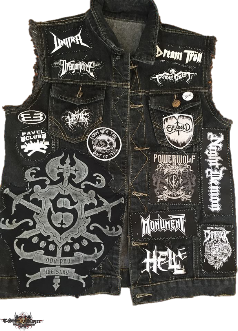 Start Of A Black & White Vest - Hell Clipart (856x1141), Png Download