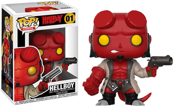 Pop Vinyls - Funko Hellboy Clipart (600x600), Png Download