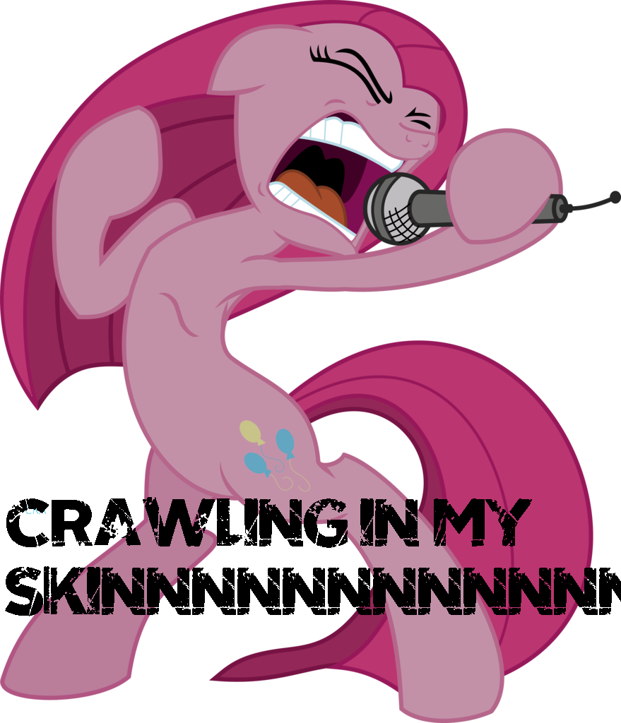 Uploaded - Mlp Crawling In My Skin Clipart (879x1024), Png Download