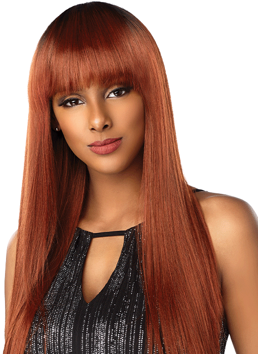 Bang Top Piece Yaki Straight 18,18,18 - Lace Wig Clipart (600x750), Png Download