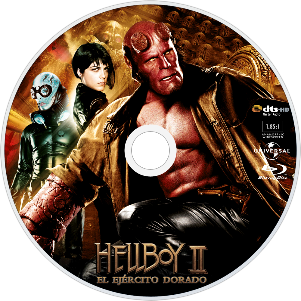 The Golden Army Bluray Disc Image - Hellboy 2 Clipart (1000x1000), Png Download