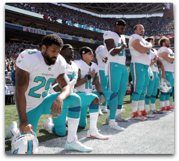 Kneeling During National Anthem Clipart (645x599), Png Download