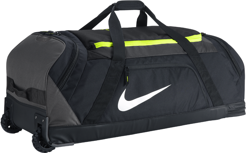 Nike Mvp Elite Roller Baseball Bat Bag - Nike Mvp Elite Roller Bat Bag Size Clipart (1000x1000), Png Download