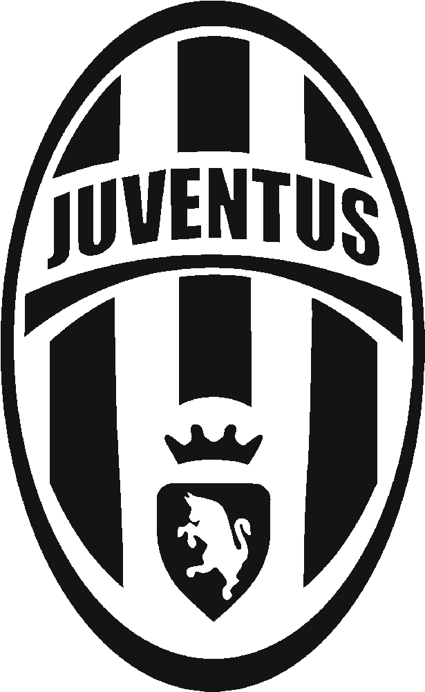 Champions League Logo Png White For Kids , Png Download - Juventus Logo Clipart (615x1001), Png Download