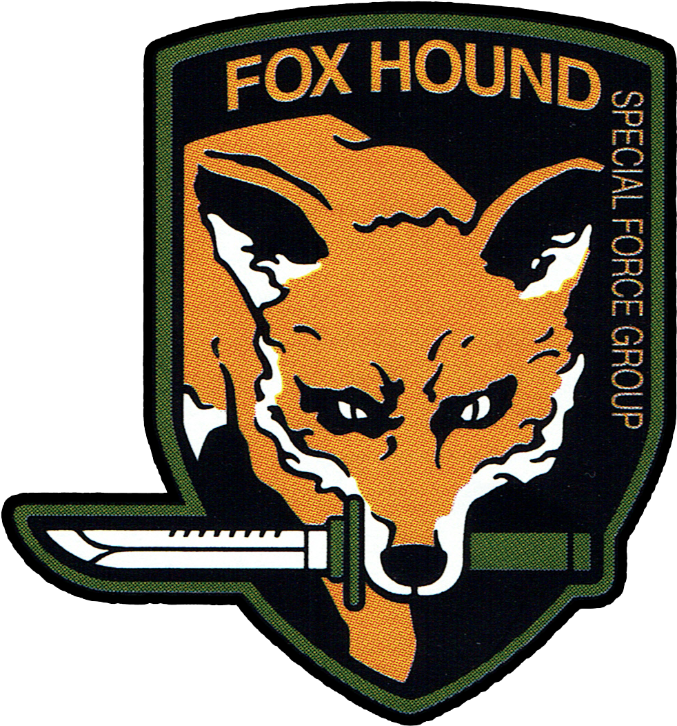 Foxhound Logo @konami's Metal Gear Solid On The Playstation - Foxhound Metal Gear Logo Clipart (1080x1080), Png Download